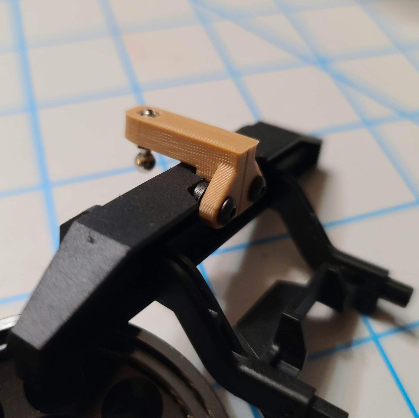 FlubRC 1/18th Trailer Hubs with HC Hitch
